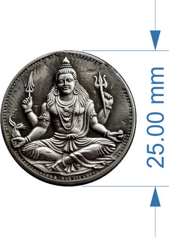 Shiv Ji Pure Silver Coins