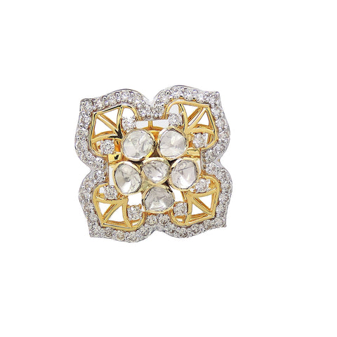 Taj Elegance Diamond Polki Ring