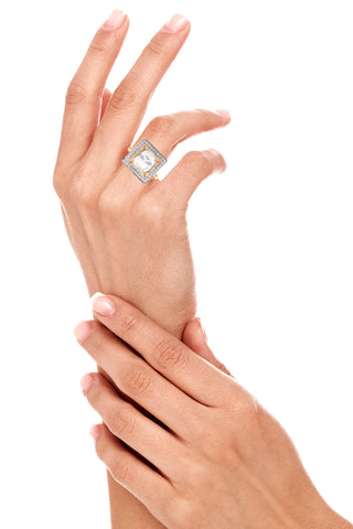 Contemporary Polki Elegance Ring