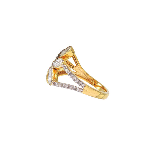 Infinite Elegance Polki Diamond Gold Ring
