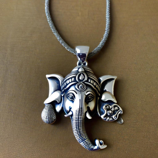 Ganpati Silver Pendant