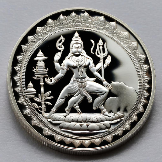 Mahakaal Shiv Pure Silver Coin