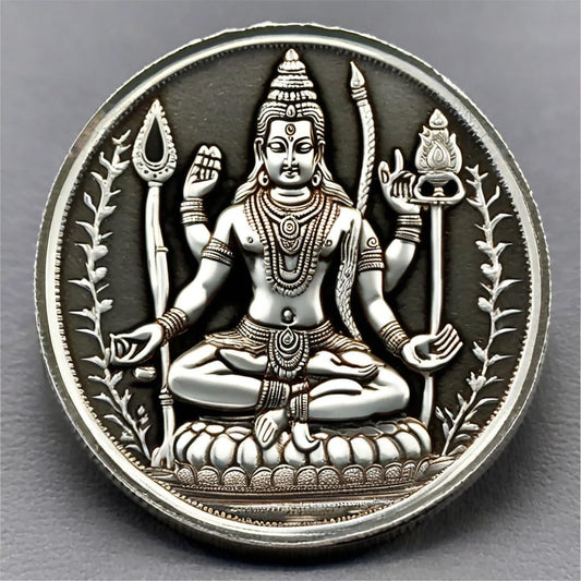 Mahadev Ji Silver Coin