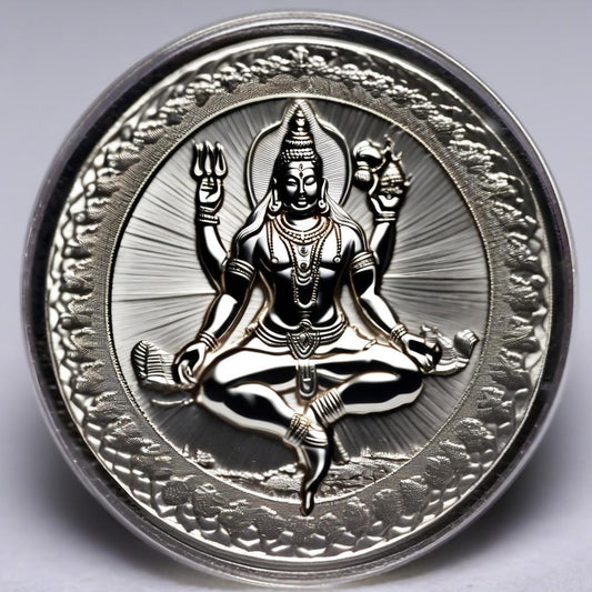 Sada Shiv Pure Silver Coin