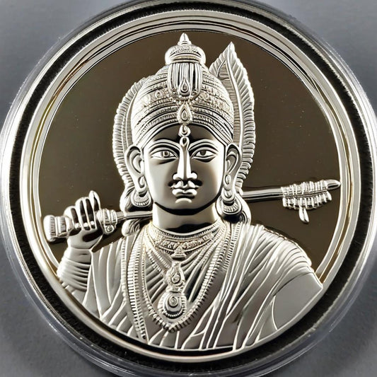 Shri Ram Pure Silver Coin