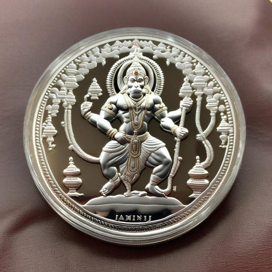 Hanumaan Ji Pure Silver Coin