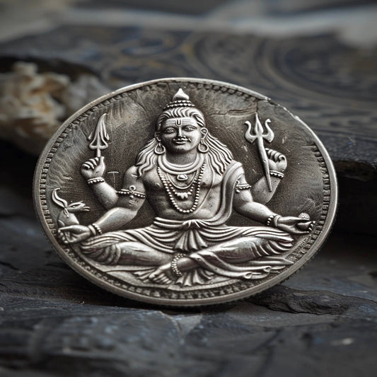 Shiv Ji Pure Silver Coins