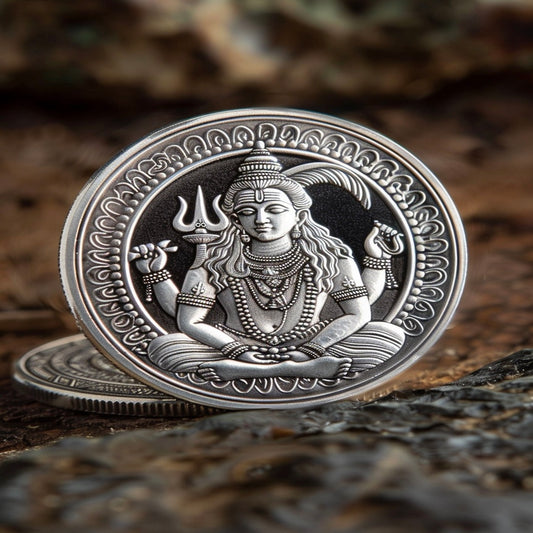 Mahakal Shiv Ji Pure Silver Coin
